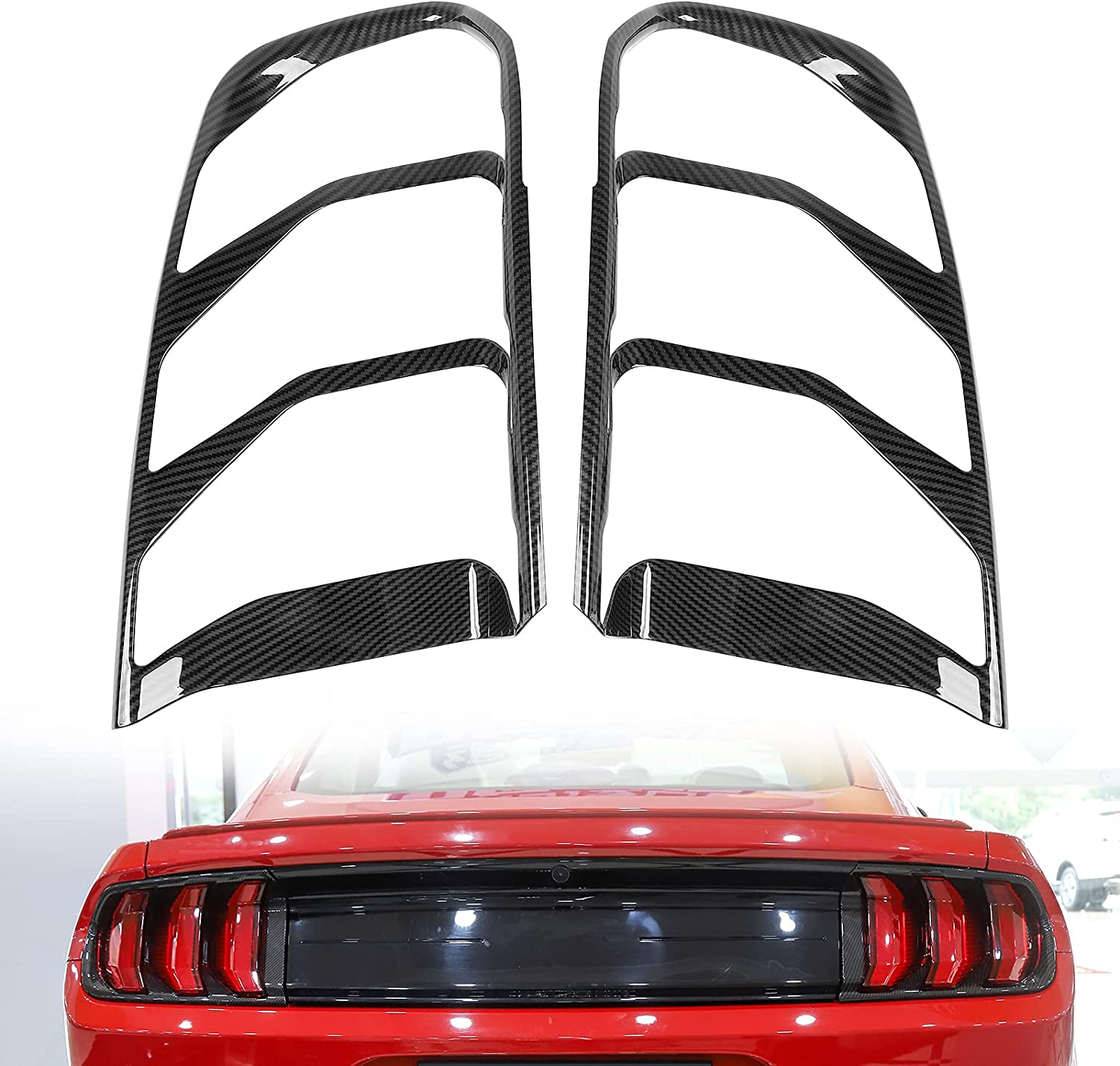 Tail Light Lamp Cover Guard Trim Frame Bezels Decoration Accessories - Delicate Leather