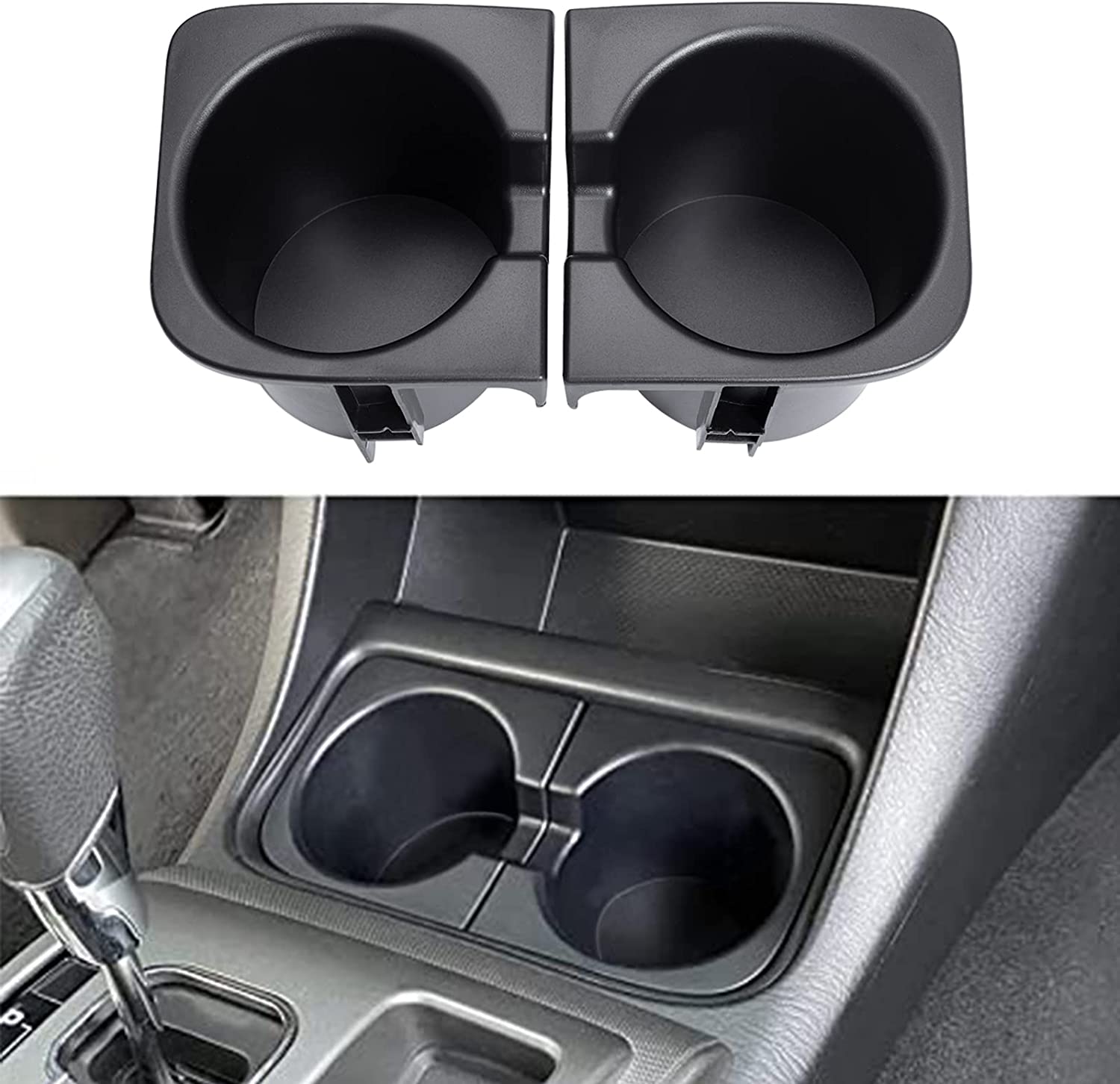 Car Cup Holder Inserts Replacement, Durable Cup Holder Inserts Drink Holder Accessories - Delicate Leather