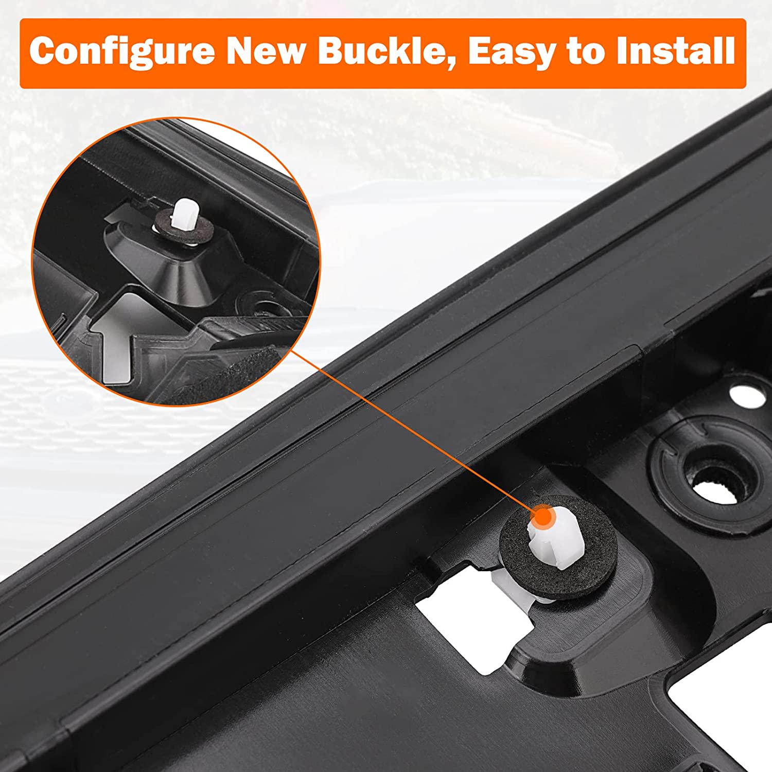 Windshield A-Pillar Molding Trim Driver Side, Compatible with 2011-2019 Ford Explorer Replace 926 450, BB5Z-7803137-AB BB5Z7803137AA BB5Z7803137BA BB5Z7803145AA - Delicate Leather