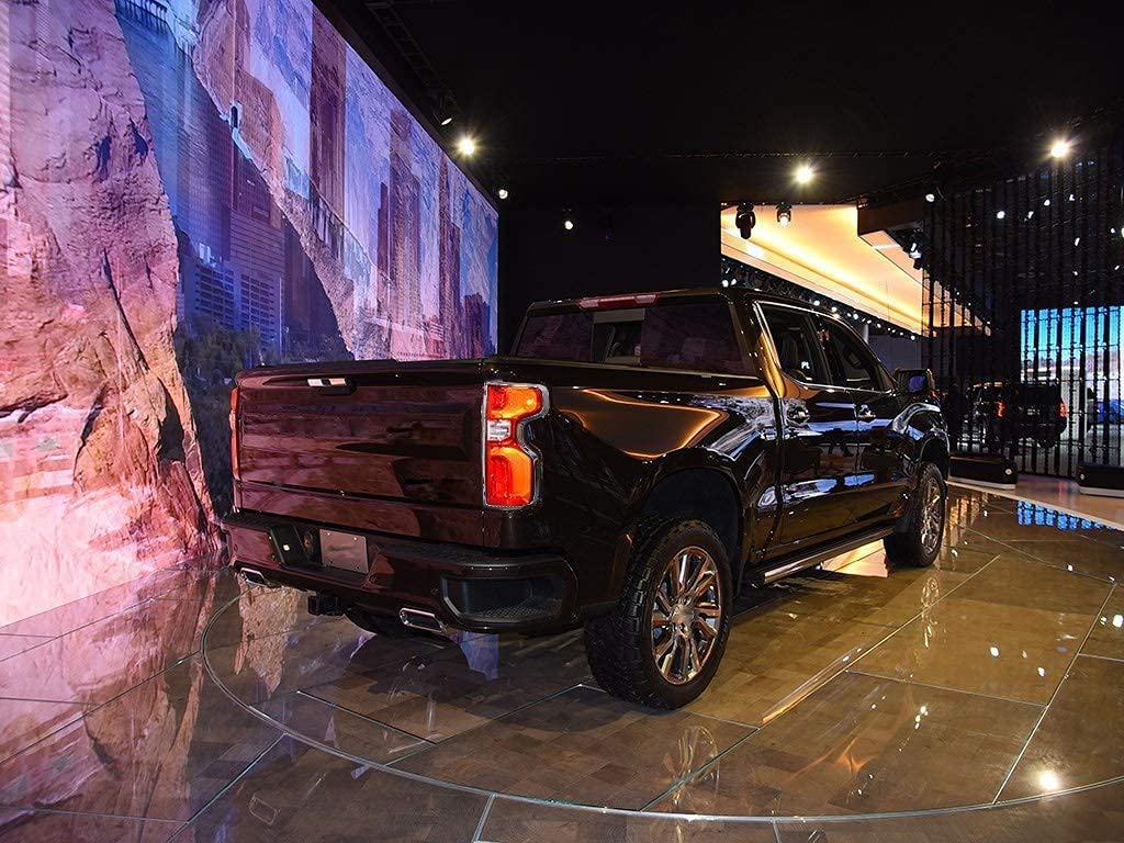 Silverado Accessories 2019-2020 2021 ABS Chrome Rear Tail Light Taillight Lamp Cover Trim 2pcs - Delicate Leather