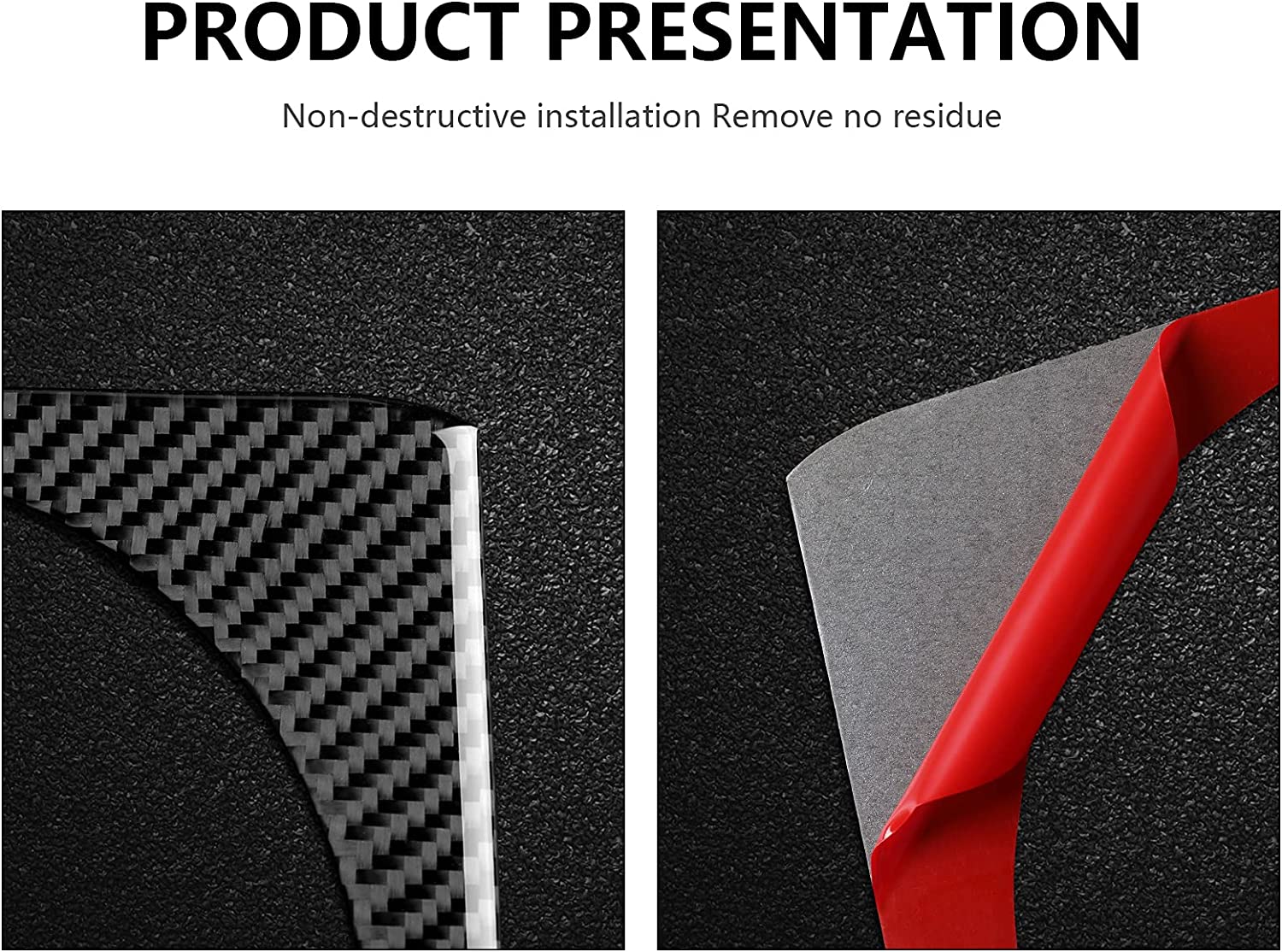 Carbon Fiber Sticker Decal Car Speedometer Surround Panel Interior Trim Cover Accessories - Delicate Leather