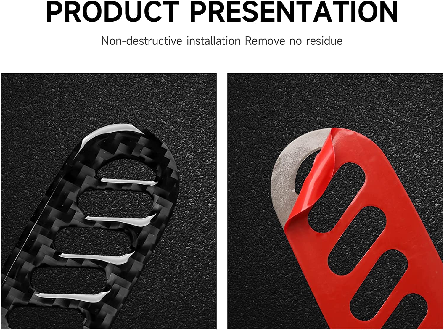 Carbon Fiber Door A-Pillar Air Outlet Sticker Decal Interior Trim Cover for C5 1998 1999 2000 2001 2002 2003 2004 Accessories - Delicate Leather