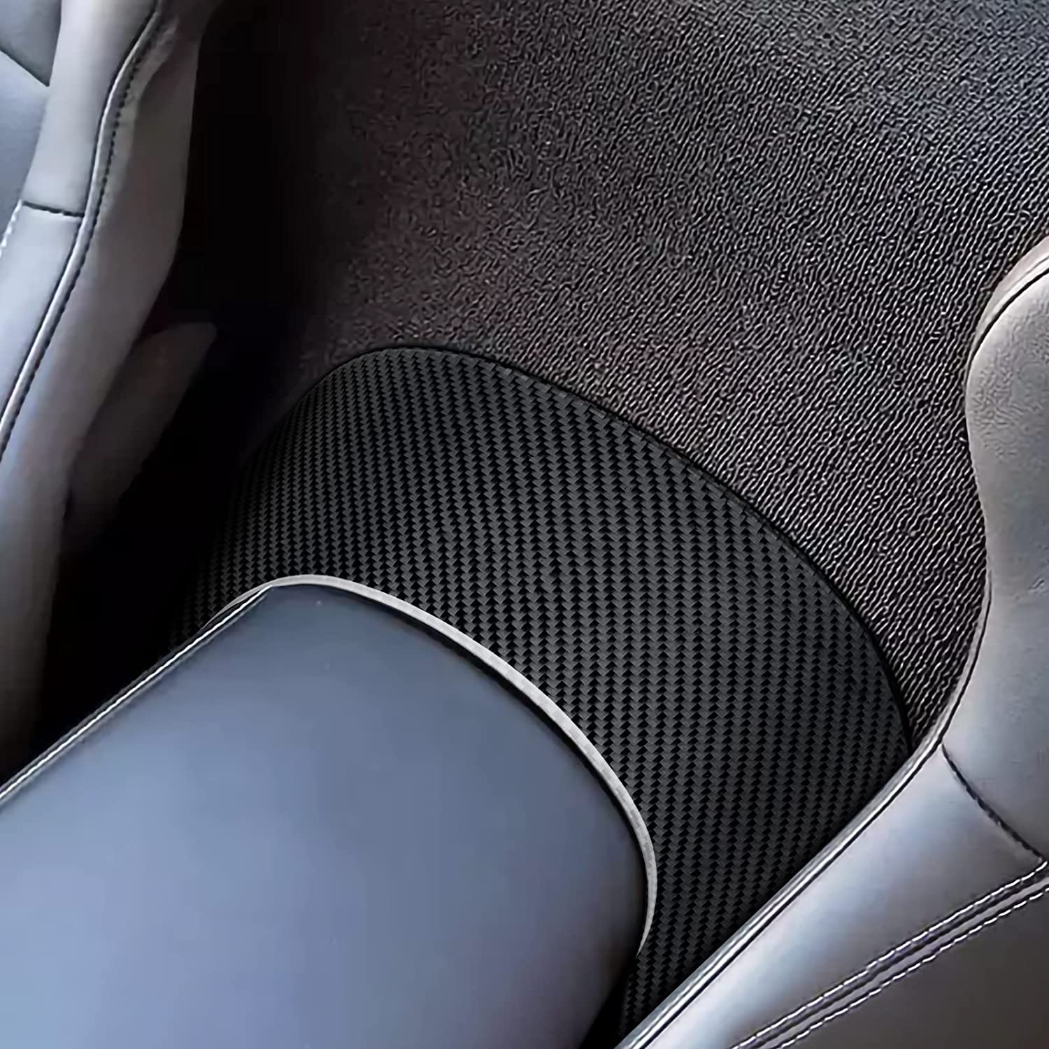 C7 Car Multimedia Sticker Decal Carbon Fiber Interior Trims Accessories Cover for C7 2014 2015 2016 2017 2019-Ships from The US - Delicate Leather