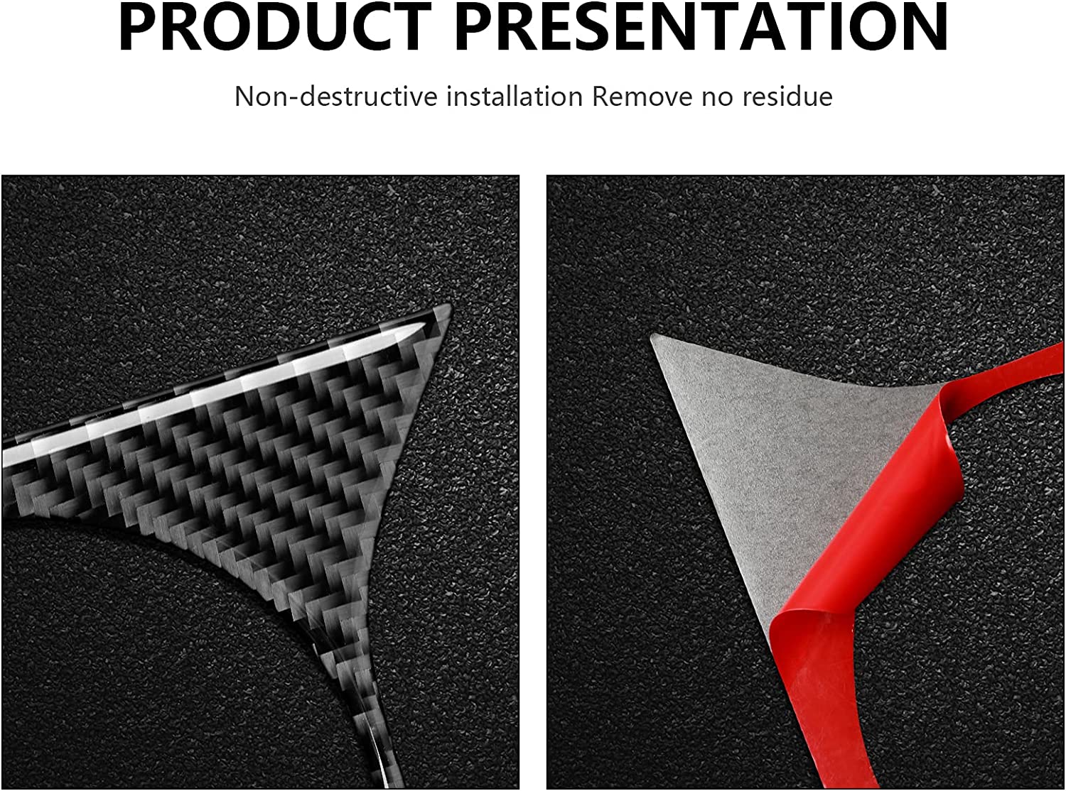 Carbon Fiber Car Interior Center Air Vents Trim Sticker Decal Cover for Mustang GT 2005 2006 2007 2008 2009 S197 Accessories - Delicate Leather