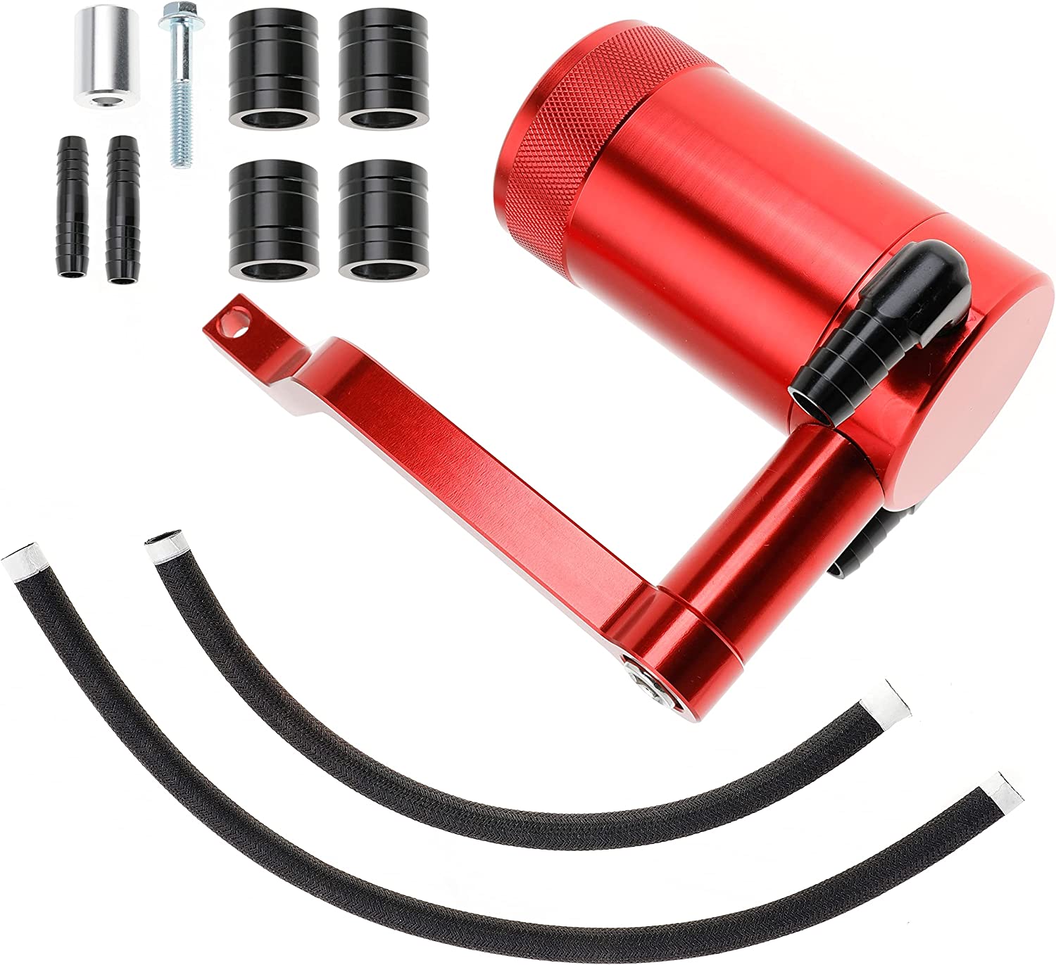 Billet Catch Can HEMI Technology Z-Bracket Scat Pack Compatible with Challenger Charger for 300 for Grand Cherokee - Delicate Leather