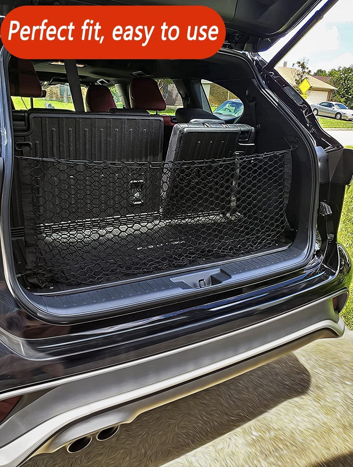 Cargo Net Compatible with 2015 to 2022 Chevy Tahoe Gmc Yukon - Delicate Leather