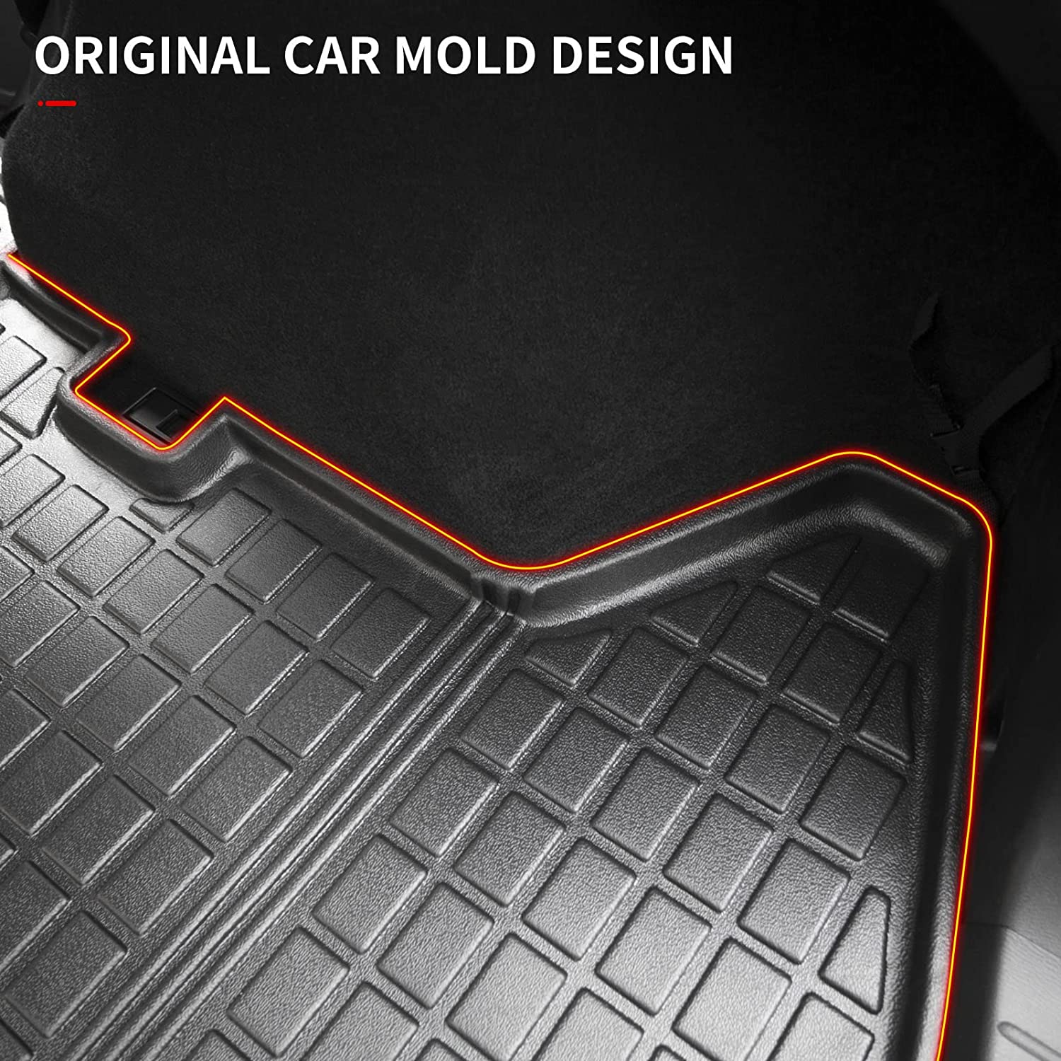 Fit 2017 2018 2019 2020 2021 2022 CX-5 Cargo Mat TPE Material Trunk Mat for 2017-2022 CX-5 Accessories - Delicate Leather