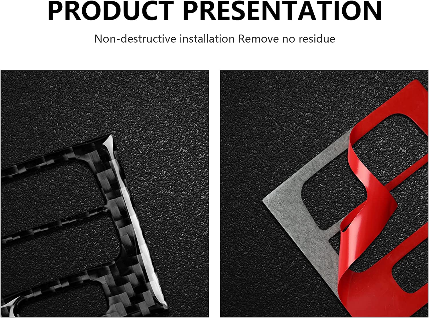 Car Center Console Panel Trim AC Vent Air Conditioner Sticker Carbon Fiber Decal fits for E90 E92 E93 2005 2006 2007 2008 2009 2010 2011 2012 Accessories - Delicate Leather