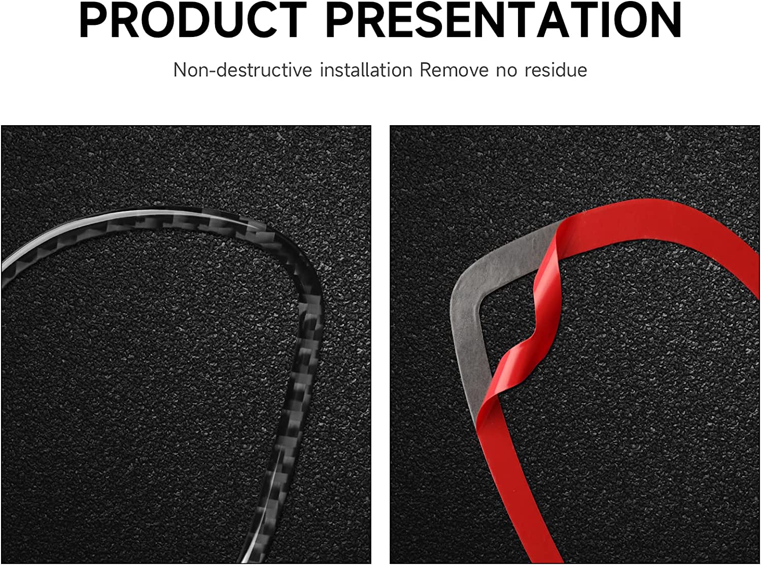 Carbon Fiber Car Co-Pilot Air Outlet Sticker Decal Interior Trim Cover for C5 1998 1999 2000 2001 2002 2003 2004 Accessories - Delicate Leather