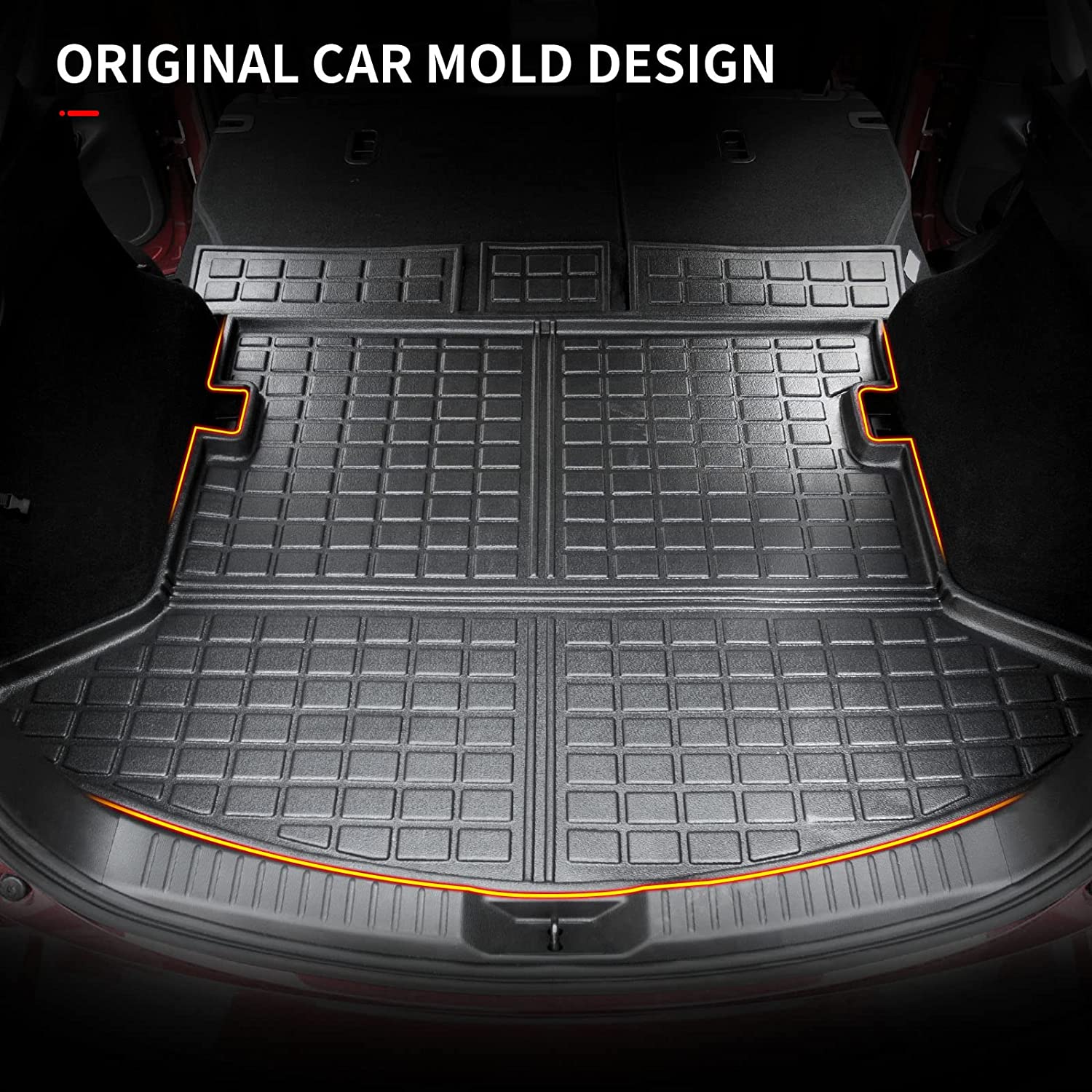 Fit 2017 2018 2019 2020 2021 2022 CX-5 Cargo Mat TPE Material Trunk Mat for 2017-2022 CX-5 Accessories - Delicate Leather