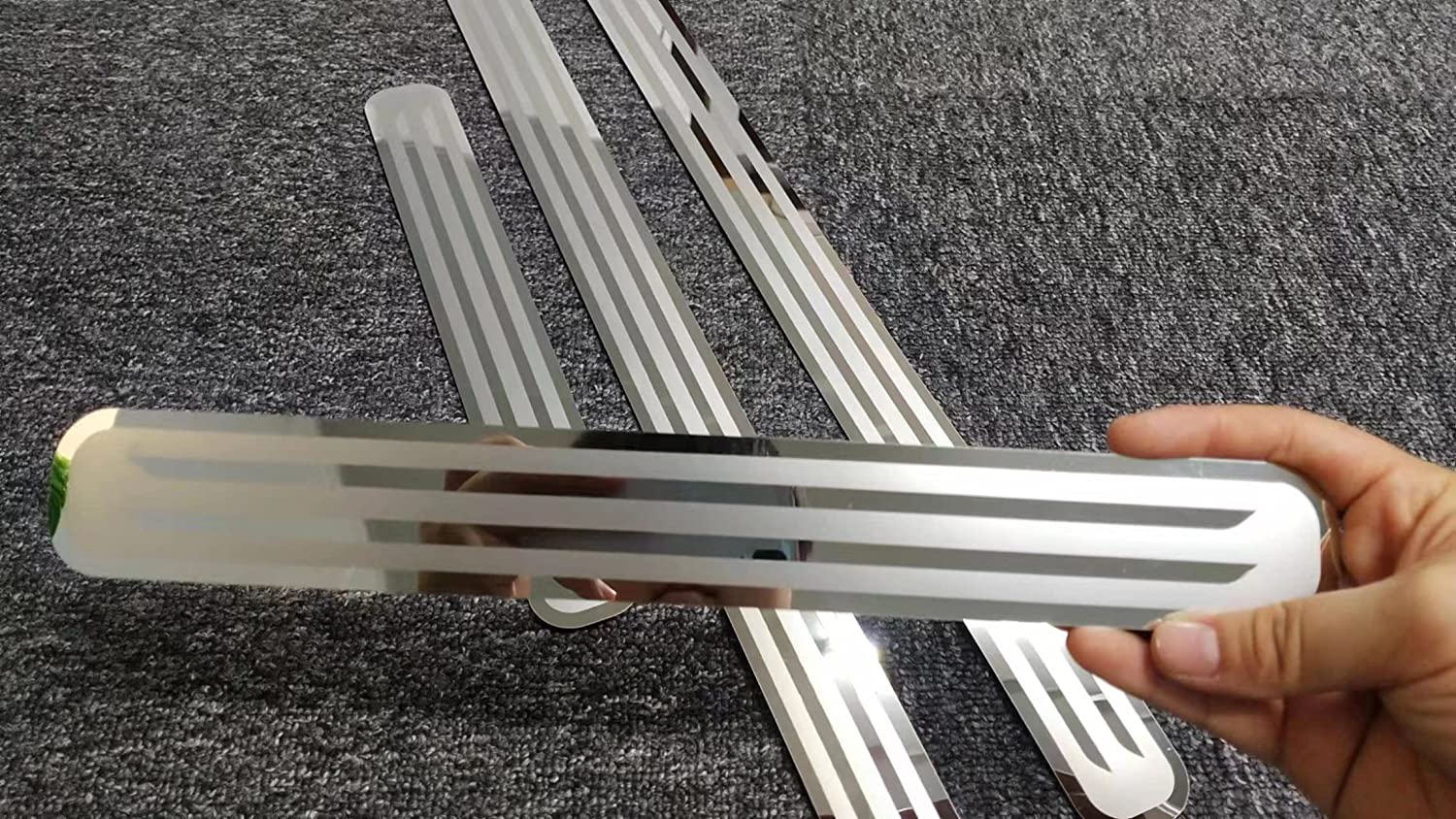 Silverado 1500 Accessories 2019-2020 2021 Exterior ABS Chrome Rear Tail Gate Tailgate Door Handle Cover Trim 1pcs - Delicate Leather