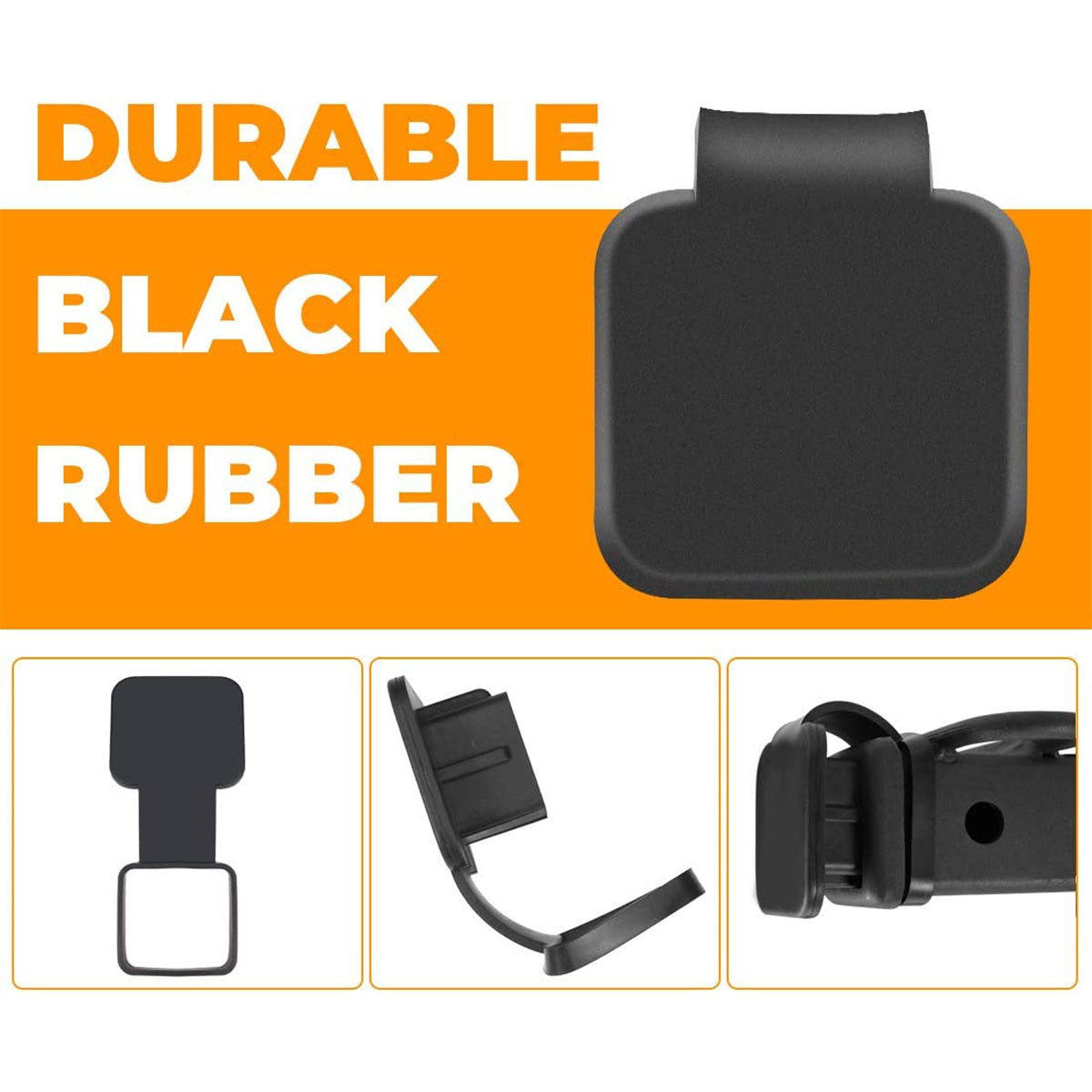 Trailer Hitch Cover, Custom For Cars, 2 Pack 2 Inch Receiver Hitch Plug Insert Tube Hitch Plug Trailer Hitch Plug Receiver Tube Cover, Car Accessories PU13987 - Delicate Leather