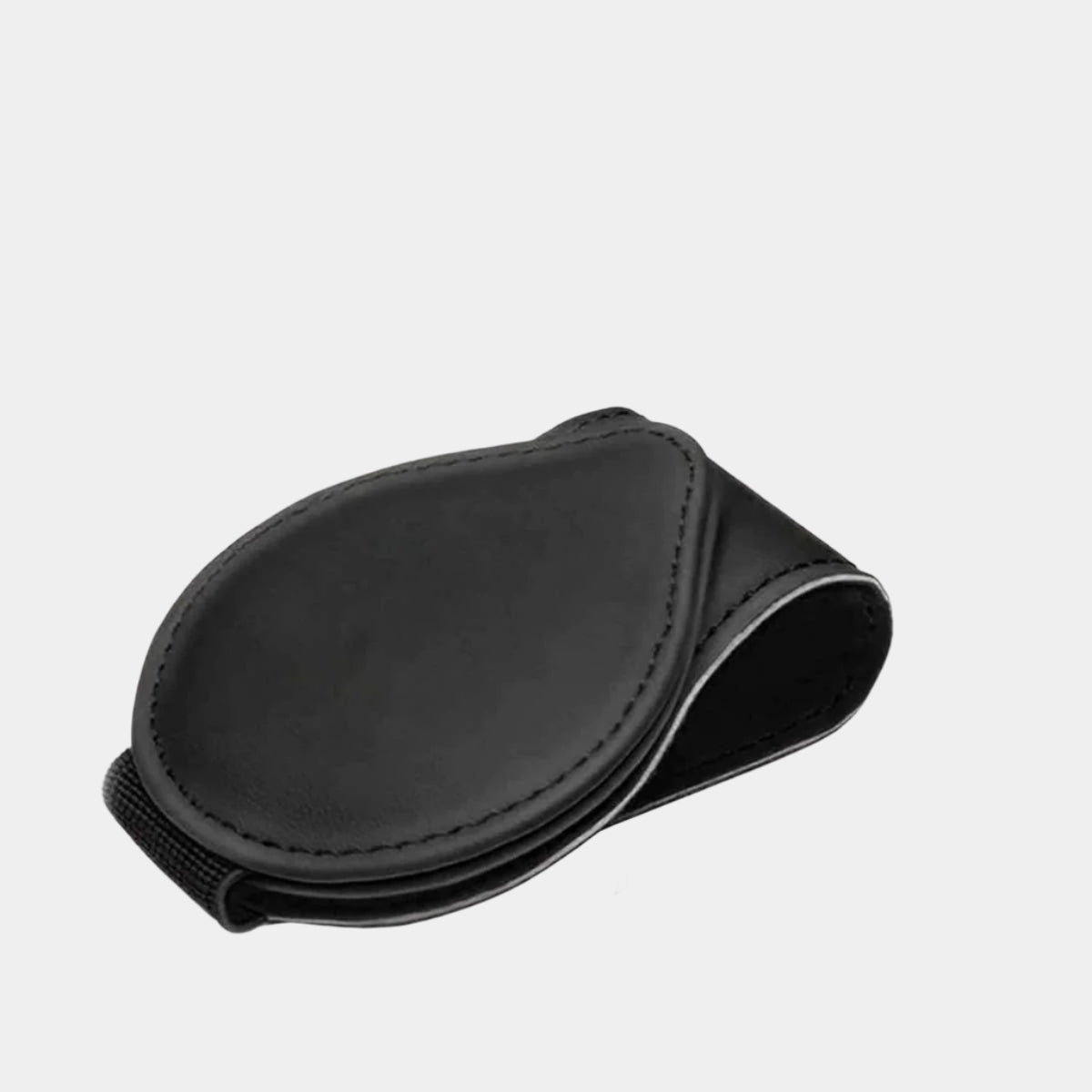 Delicate Leather Car Sunglasses Holder – Custom Magnetic Leather Glasses Clip for Sun Visor, 2025 Upgrade - Delicate Leather