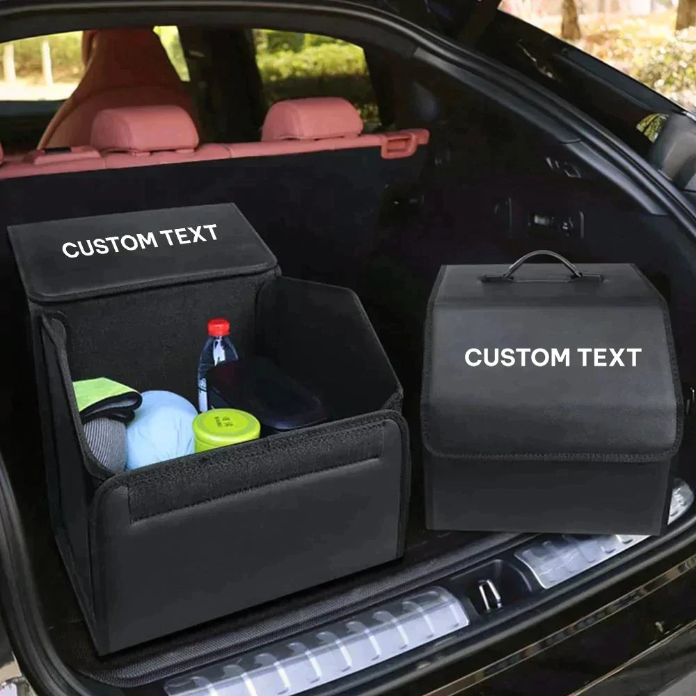 Delicate Leather Organizer For Car Trunk Box Storage, Car Accessories