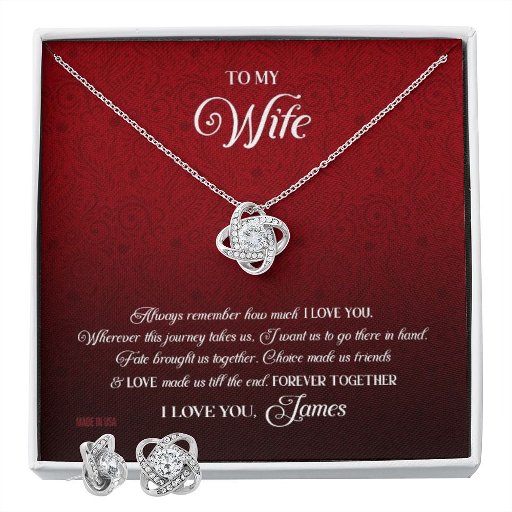 Custom To My Wife Remember How Much I Love You 14k White Gold Pendant Necklace Jewelry Gift for Wife Mother day - Delicate Leather