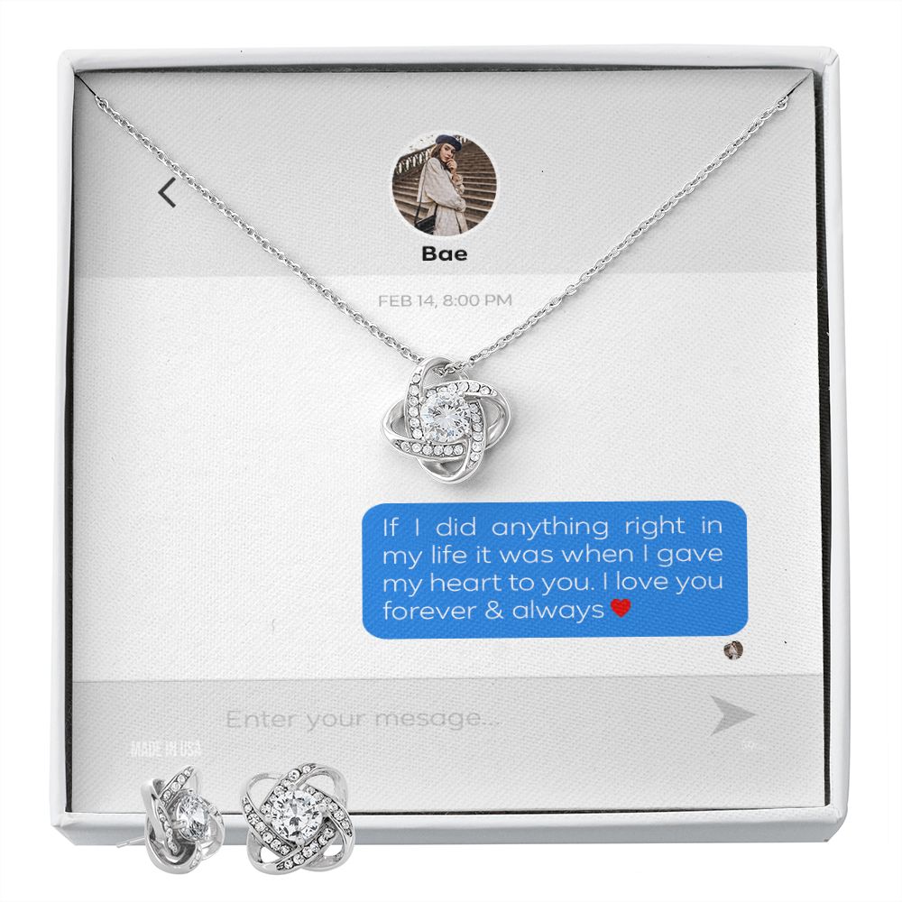Custom Name To My Love 14k White Gold Pendant Chain Necklace Jewelry with Message Card Gift Box for Girlfriend Wife Fiancee Woman Girl Mother Day - Delicate Leather