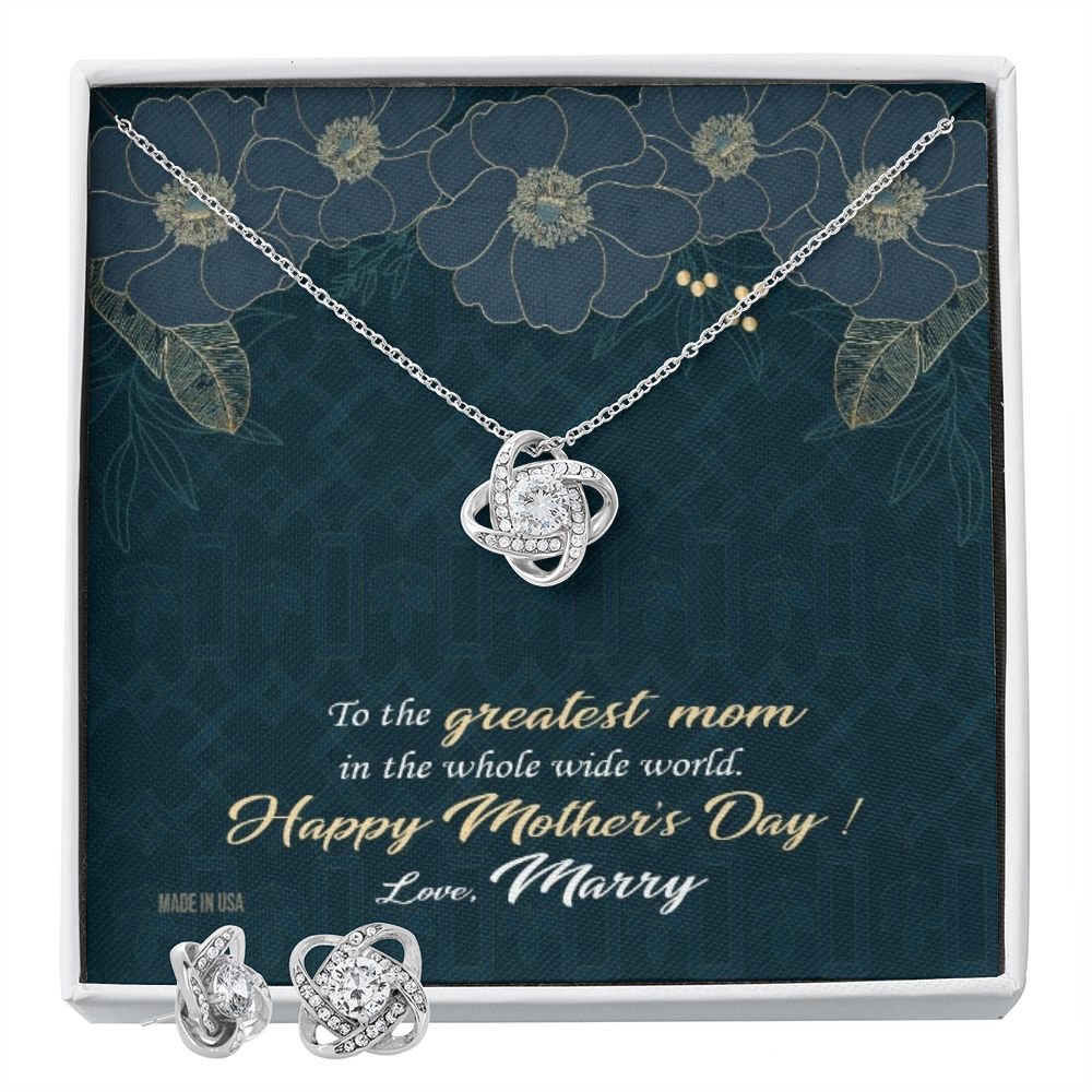 Custom Greatest Mom Mothers Day Ideas 14k White Gold Pendant Chain Necklace Jewelry Gifts For Mom Wife Grandma Auntie - Delicate Leather