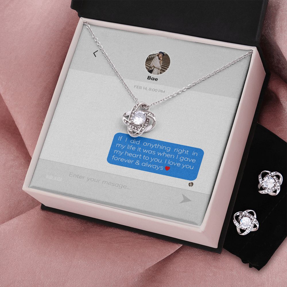 Custom Name To My Love 14k White Gold Pendant Chain Necklace Jewelry with Message Card Gift Box for Girlfriend Wife Fiancee Woman Girl Mother Day - Delicate Leather