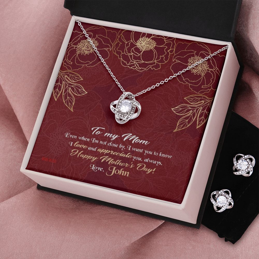 Custom Mothers Day Ideas 14k White Gold Interlocking Heart Pendant Necklace Jewelry Gifts For Mom Wife Grandma Auntie - Delicate Leather