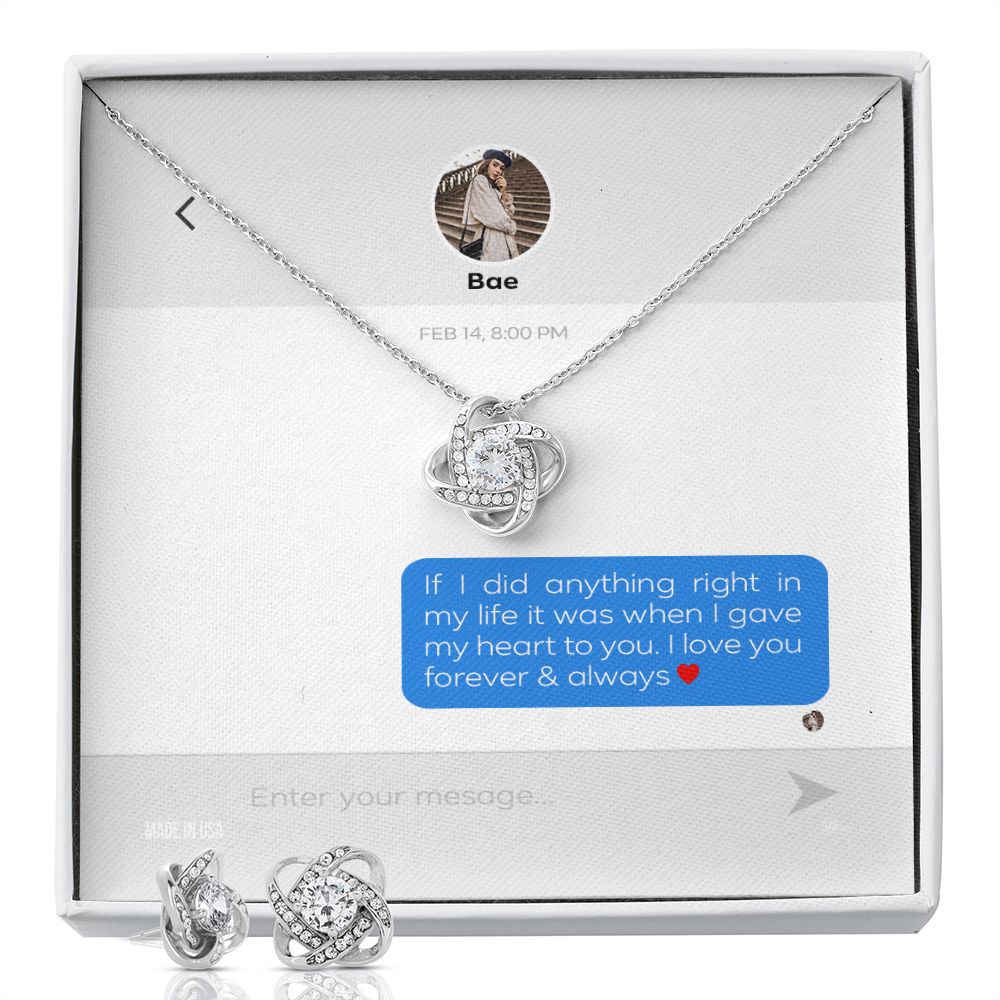 Custom Name To My Love 14k White Gold Pendant Chain Necklace Jewelry with Message Card Gift Box for Girlfriend Wife Fiancee Woman Girl Mother Day - Delicate Leather