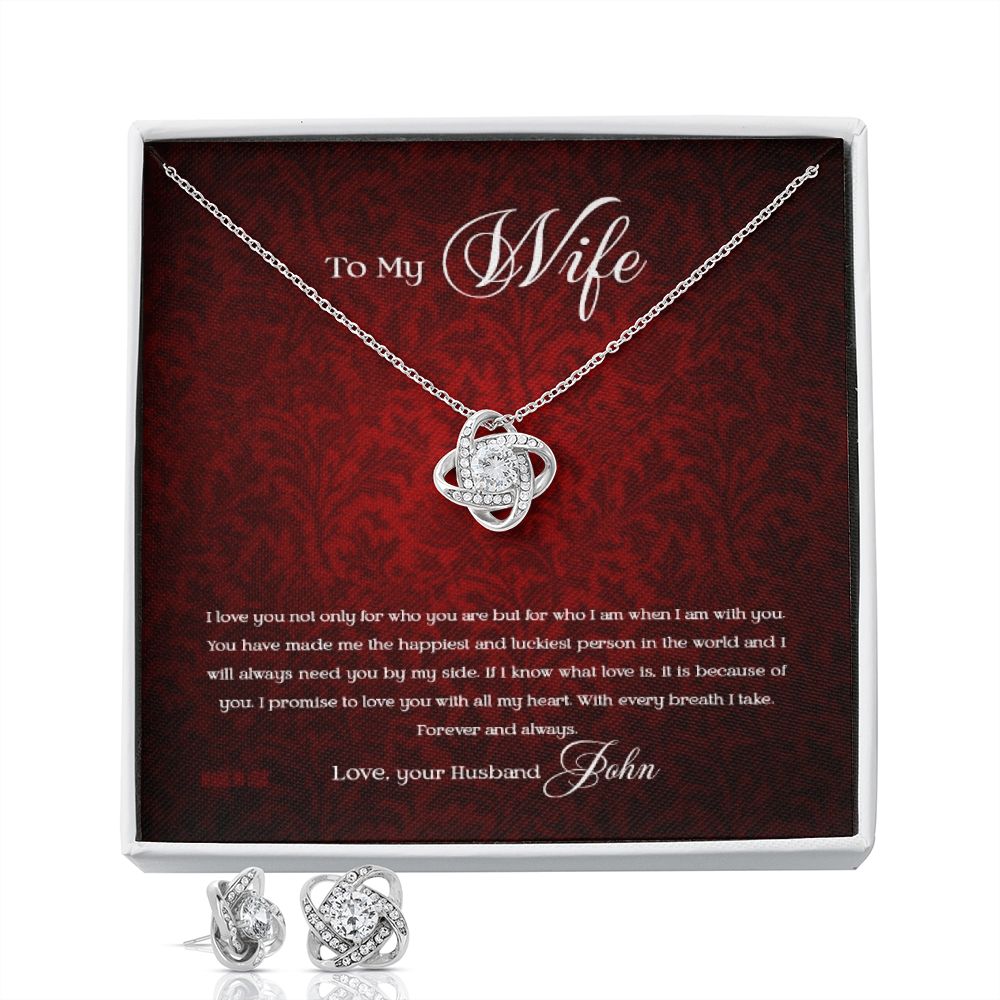 Custom To My Wife I Love You Not Only For Who You Are 14k White Gold Pendant Necklace Jewelry Gift For Wife Mother day - Delicate Leather