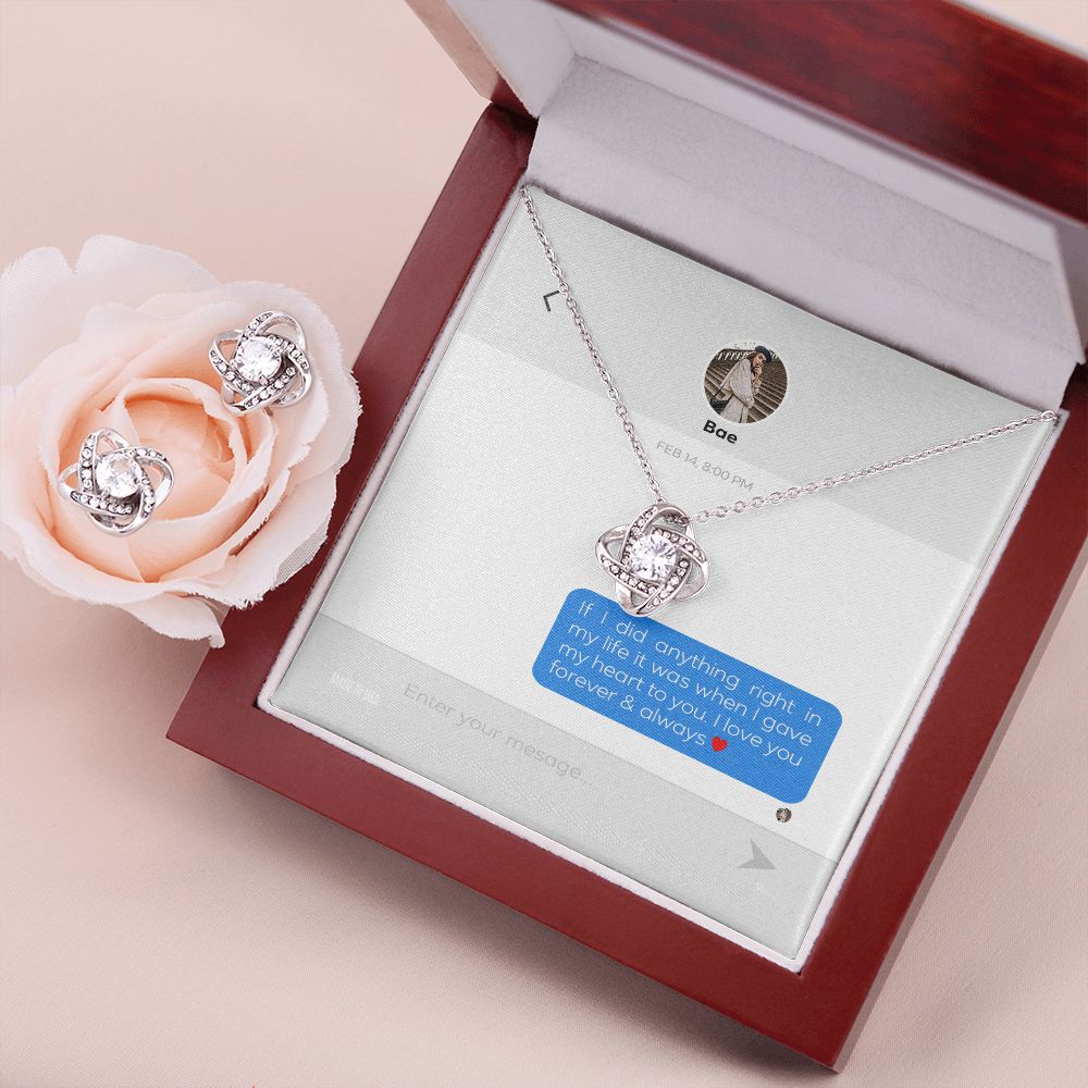 Custom Name To My Love 14k White Gold Pendant Chain Necklace Jewelry with Message Card Gift Box for Girlfriend Wife Fiancee Woman Girl Mother Day - Delicate Leather