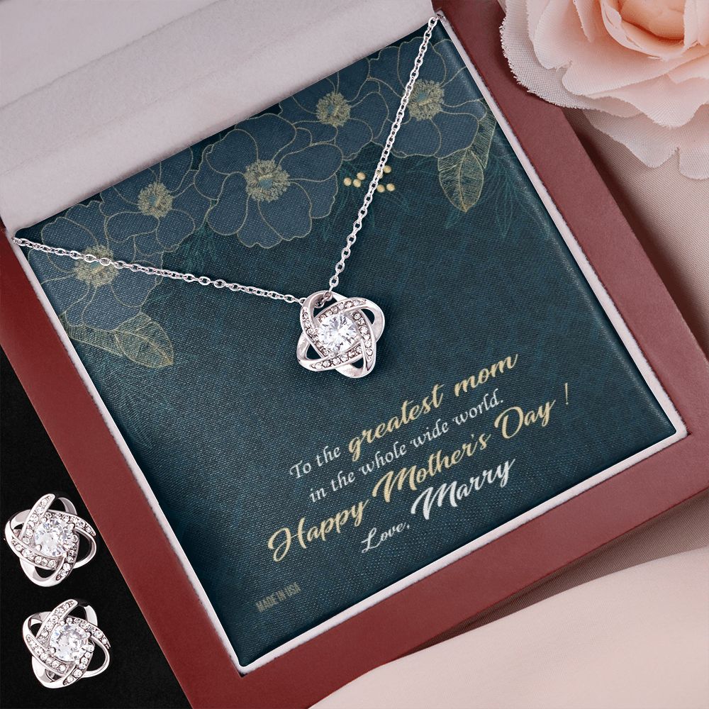 Custom Greatest Mom Mothers Day Ideas 14k White Gold Pendant Chain Necklace Jewelry Gifts For Mom Wife Grandma Auntie - Delicate Leather