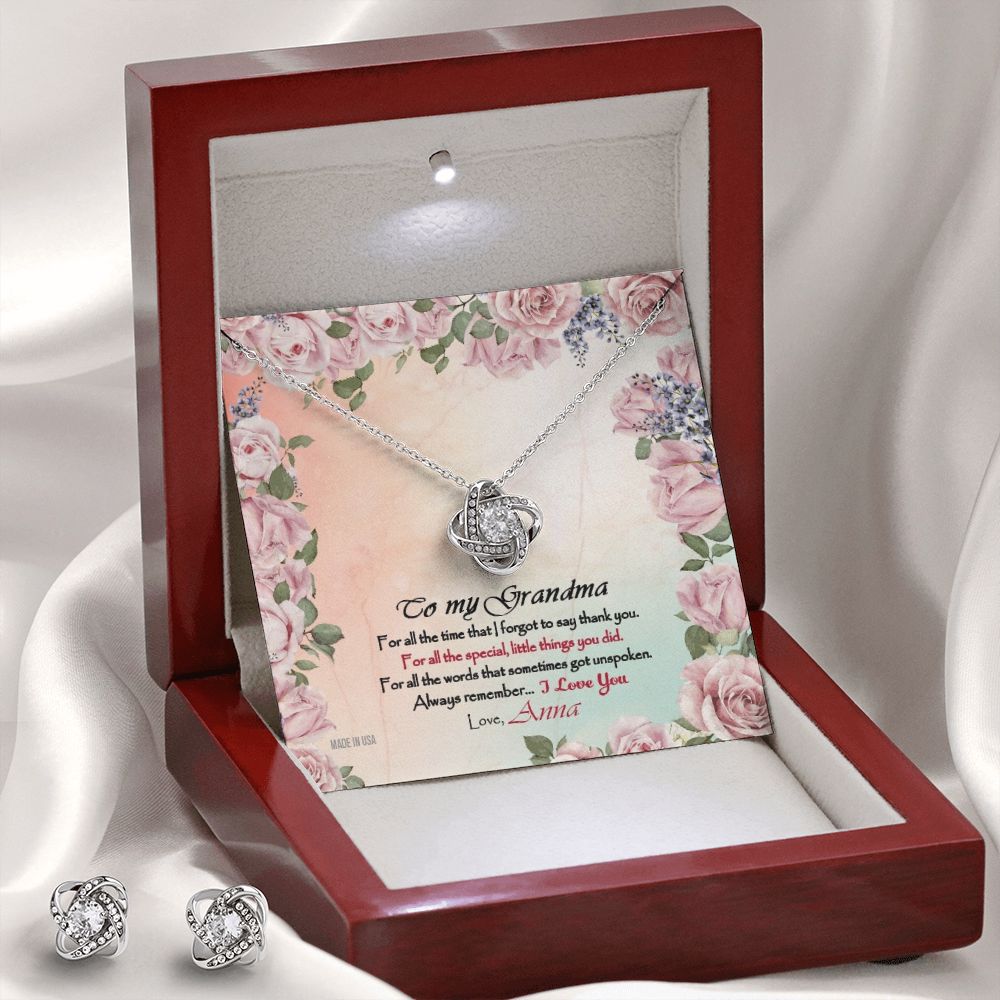 Custom Grandma Rose Mothers Day Ideas 14k White Gold Pendant Chain Necklace Jewelry Gifts For Mom Wife Grandma Auntie - Delicate Leather