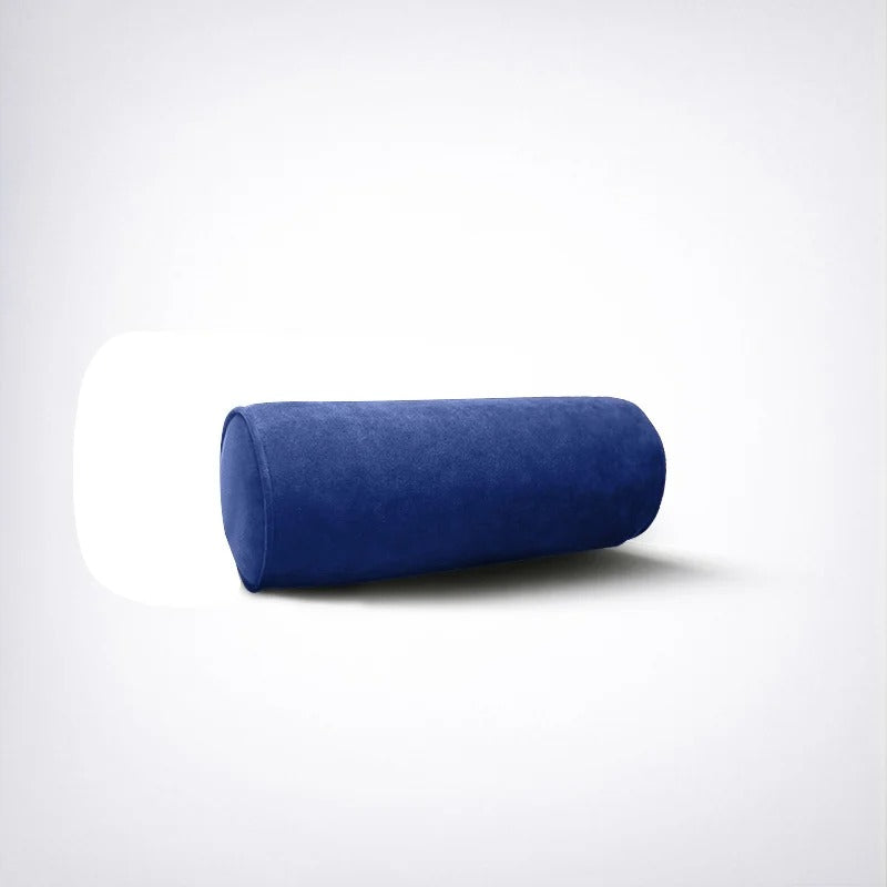 Alcantara Car Headrest Neck Pillow – Round High-End Headrest for Volvo and Universal Use - Delicate Leather
