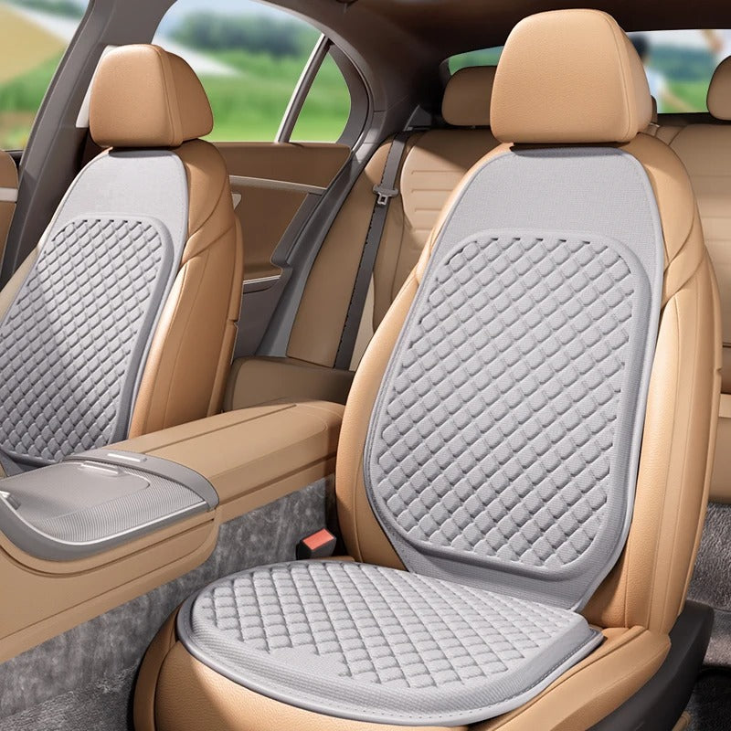 Gel Car Seat Cover – Breathable Anti-Slip Universal Seat Protector - Delicate Leather  