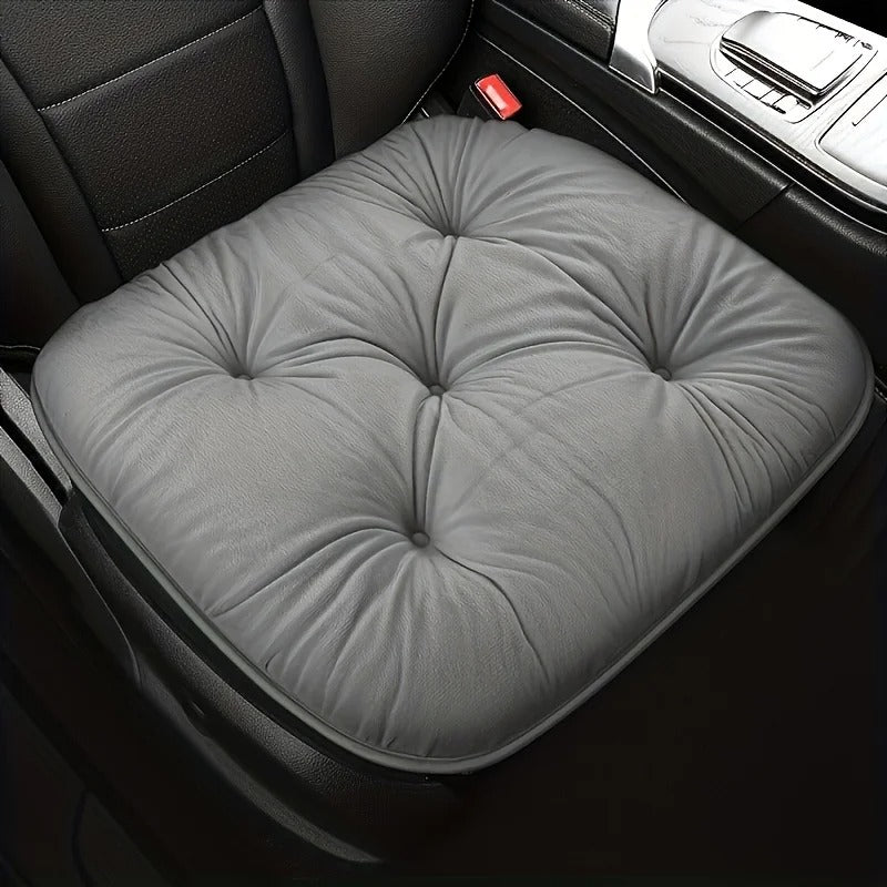 Universal Polyester Car Seat Cover – Breathable All-Season Front Seat Cushion - Delicate Leather