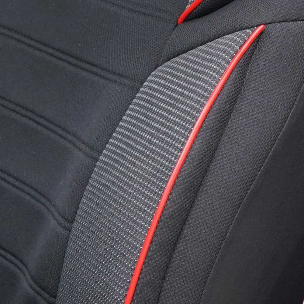 5D Car Seat Covers – Universal 4mm Sponge Padded Seat Cover Set for Cars - Delicate Leather