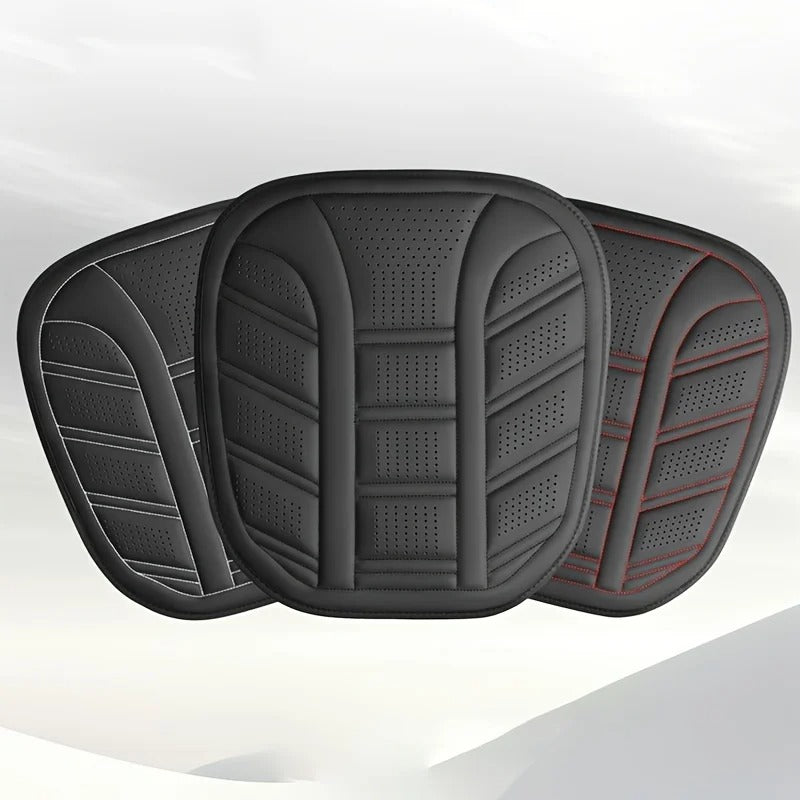 PU Leather Car Seat Cover – Universal Breathable All-Season Front Seat Cushion - Delicate Leather