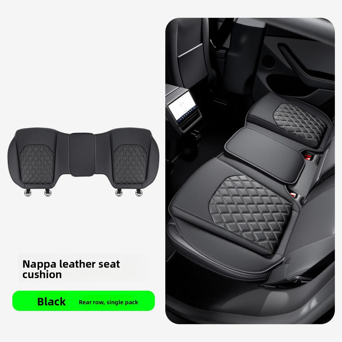 Luxury Nappa-Style Leather Car Seat Cover – Universal Fit, Perforated Design & All-Season Comfort - Delicate Leather