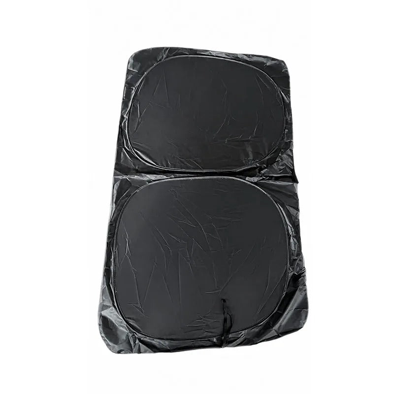 5-Layer Windshield Sun Shade – Foldable UV Reflective Front Window Cover - Delicate Leather  