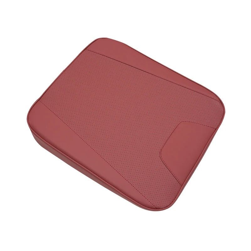 Nappa-Style Leather Car Seat Cushion – Universal Breathable Mat for Vehicle Interior - Delicate Leather  