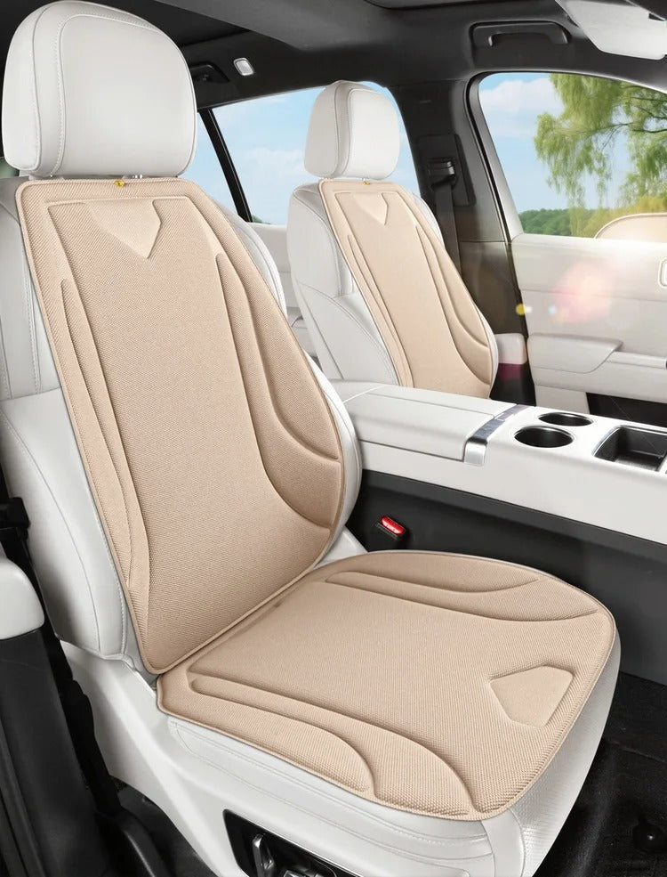 Universal Seaweed Fiber Car Seat Cover – Breathable Non-Slip Luxury Seat Protector - Delicate Leather