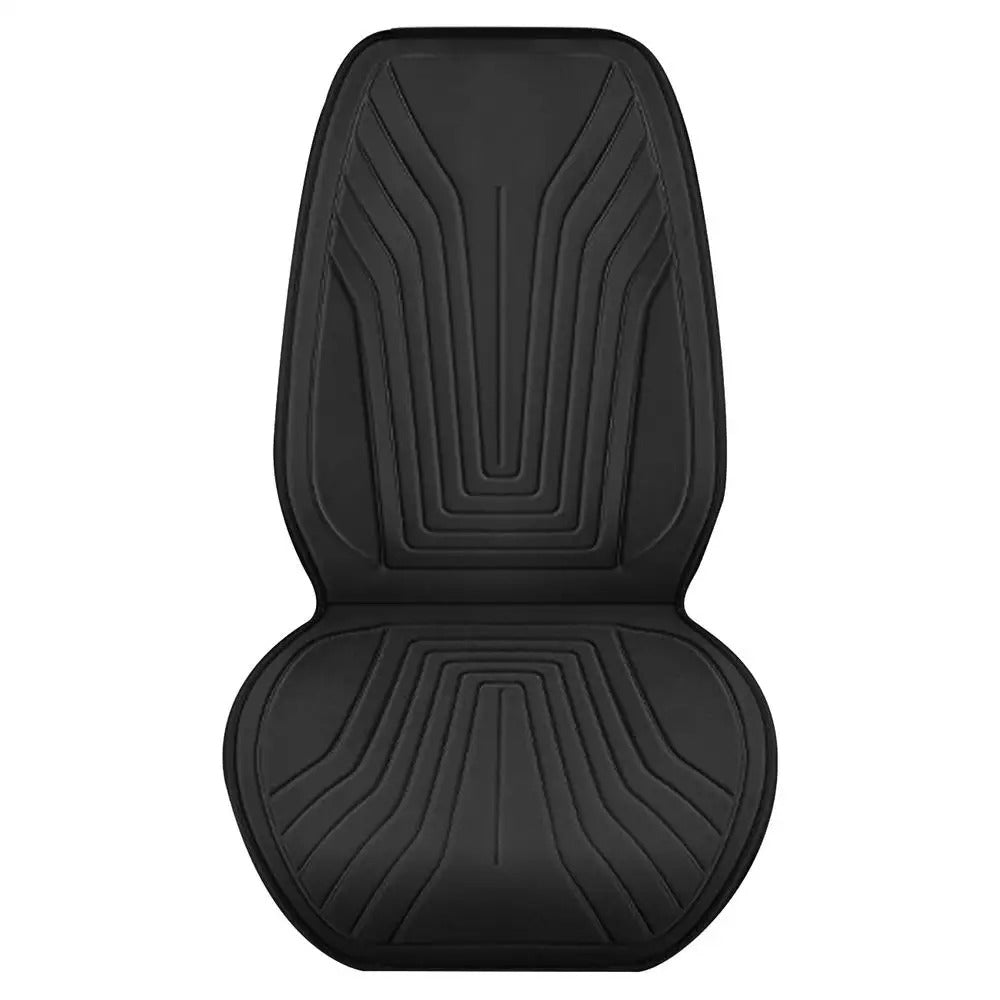 Heated Car Seat Cushion – 12V/24V Electric Winter Seat Heating Pad - Delicate Leather