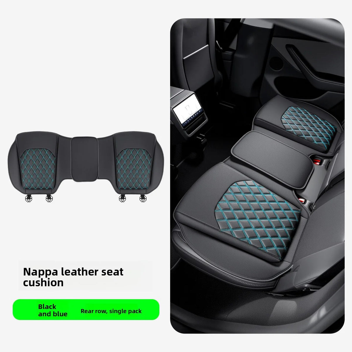 Luxury Nappa-Style Leather Car Seat Cover – Universal Fit, Perforated Design & All-Season Comfort - Delicate Leather