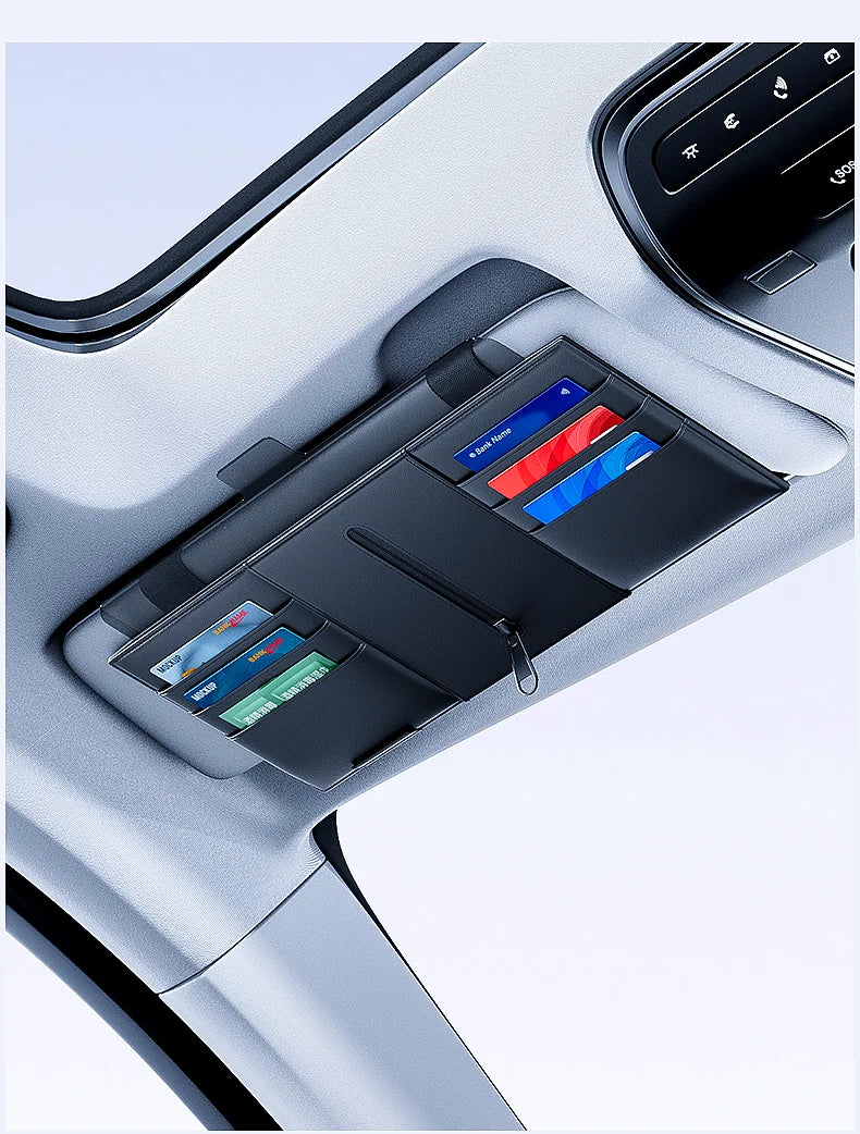 Car Sun Visor Extender – Anti-Glare Sunshade Extension UV Protection Interior Accessory - Delicate Leather  