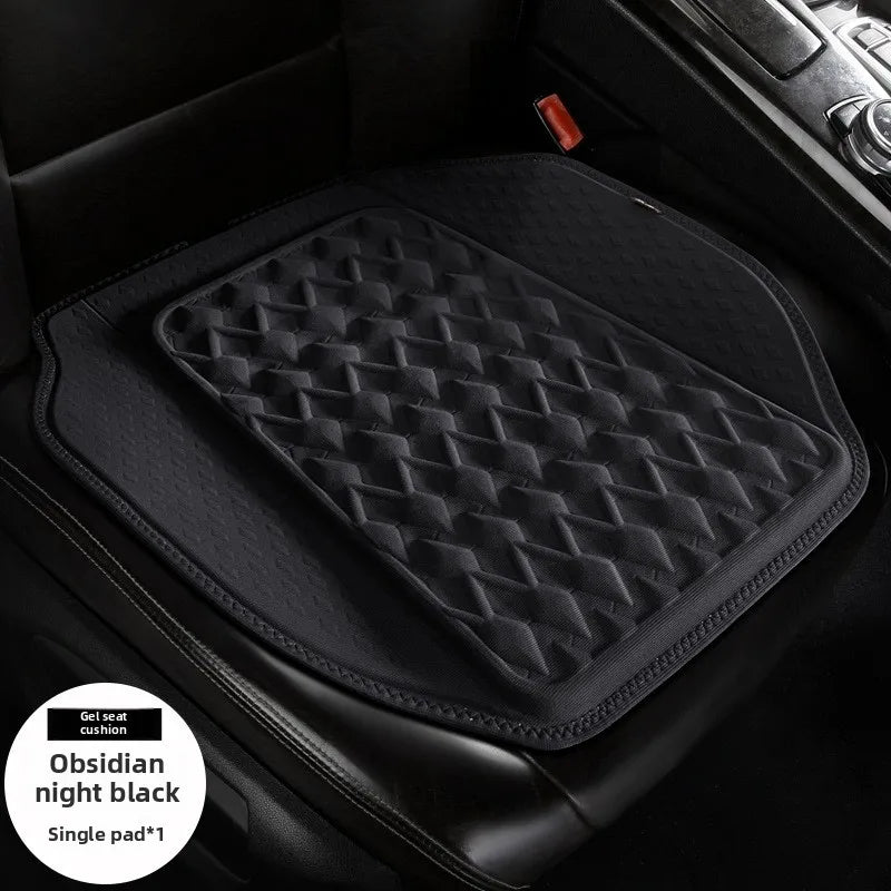 Gel Car Seat Cushion – Breathable Ventilated Non-Slip Universal Seat Pad - Delicate Leather  