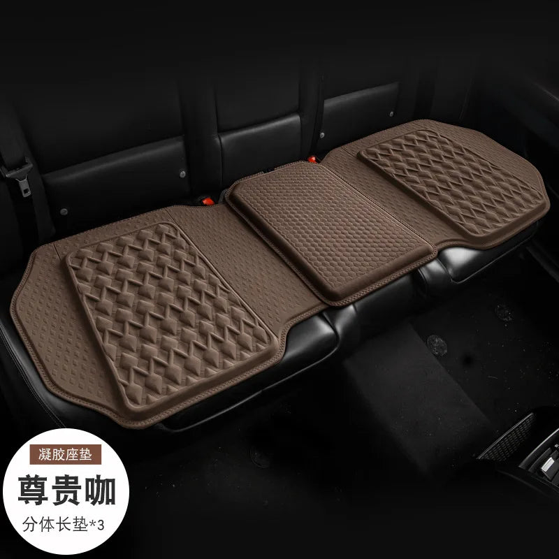 Gel Car Seat Cushion – Breathable Ventilated Non-Slip Universal Seat Pad - Delicate Leather  