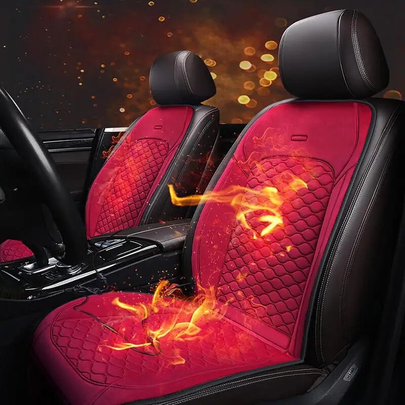 12V/24V Electric Heated Car Seat Cushions - Quality Guaranteed Winter Heating Pads for Warm and Cozy Covers