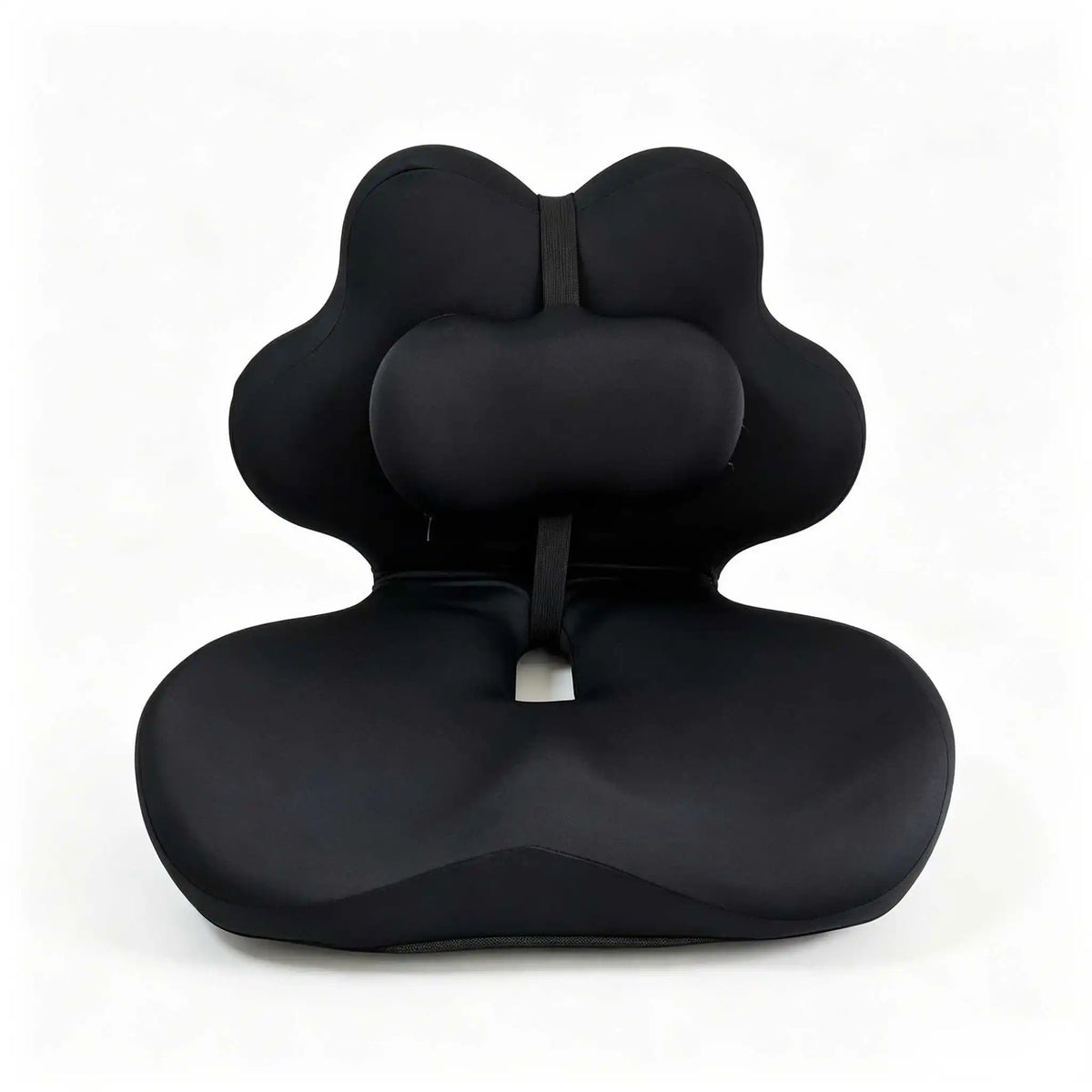 Memory Foam Seat Cushion with Back Support – Office Chair & Car Seat Cushion Set - Delicate Leather
