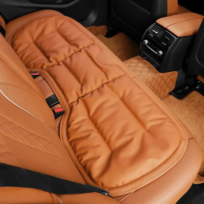 Luxury Car Seat Cushion Anti Fouling Leather Memory Cotton Comfort Front Seat Back Row Cushion Auto Supplies, Car Nappa Leather Seat Cushion