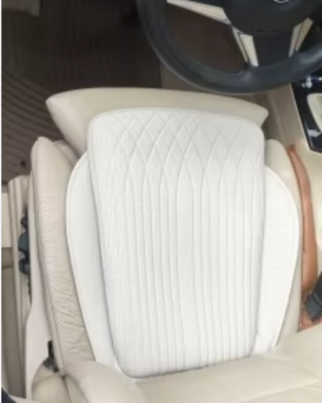 Universal Automotive Seat Cushion Business Comfort, Breathable, Sweat-Absorbing, High Rebound Sponge, New Flat Seat Cushion - Delicate Leather  