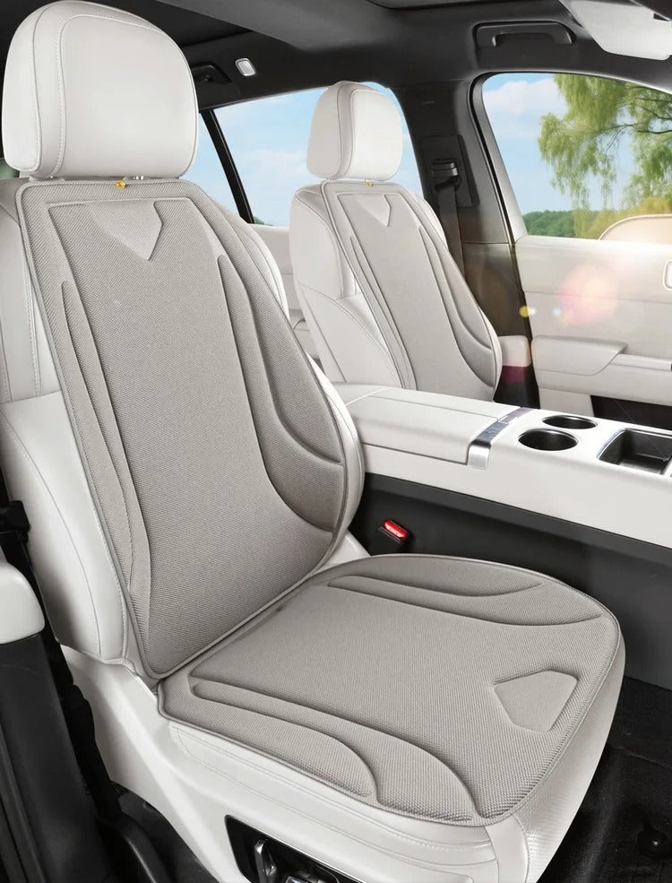 Universal Seaweed Fiber Car Seat Cover – Breathable Non-Slip Luxury Seat Protector - Delicate Leather