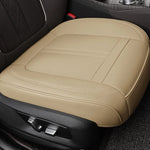 Nappa Leather Car Seat Covers – Waterproof, Universal Fit with Surround Bottom Design | Luxury Seat Protector for Cars, SUVs, Pickups - Delicate Leather