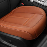 Nappa Leather Car Seat Covers – Waterproof, Universal Fit with Surround Bottom Design | Luxury Seat Protector for Cars, SUVs, Pickups - Delicate Leather