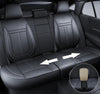 Nappa Leather Car Seat Covers – Waterproof, Universal Fit with Surround Bottom Design | Luxury Seat Protector for Cars, SUVs, Pickups - Delicate Leather